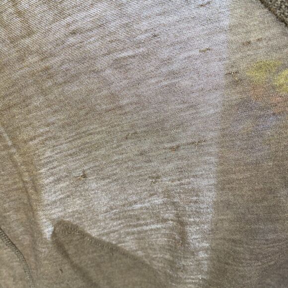 EILEEN FISHER Cardigan PL Silk Cotton Jersey Draped Open Front Long Sleeve Brown - Picture 9 of 15